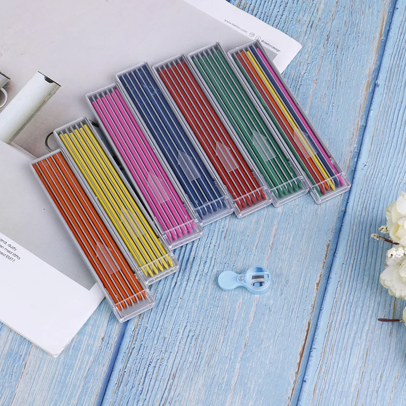

1 Box 2mm Colorful Mechanical Pencil Refills Lead Art Sketch Drawing Automatic Pencil Lead Pencil Core