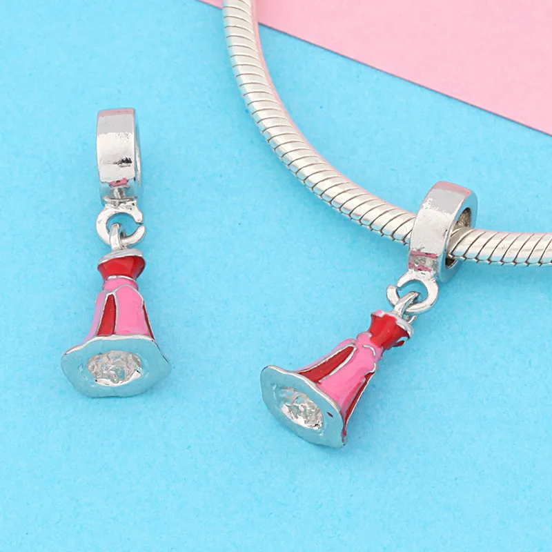 1 шт. Новый розовый кролик Божья коровка зонтик сумка кулон подходит для