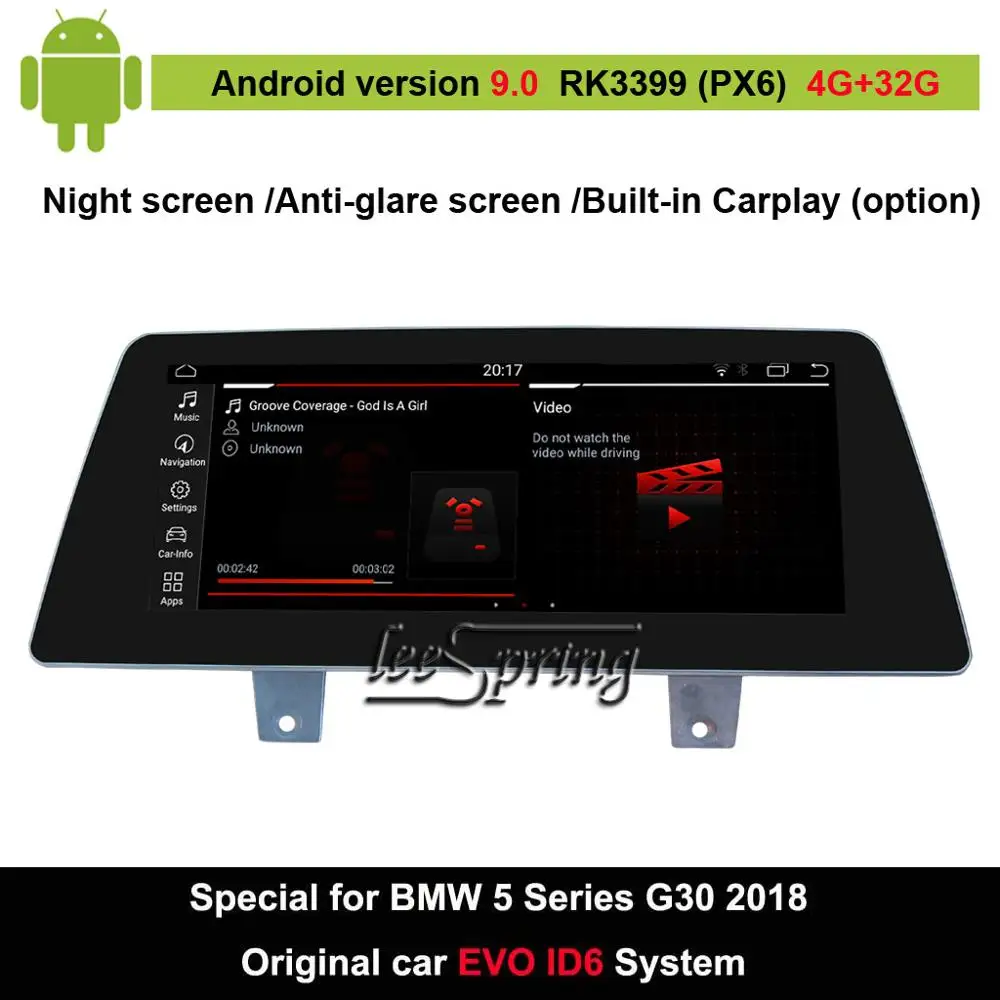 Android 9 0 оригинальный автомобильный экран для обновления мультимедийного