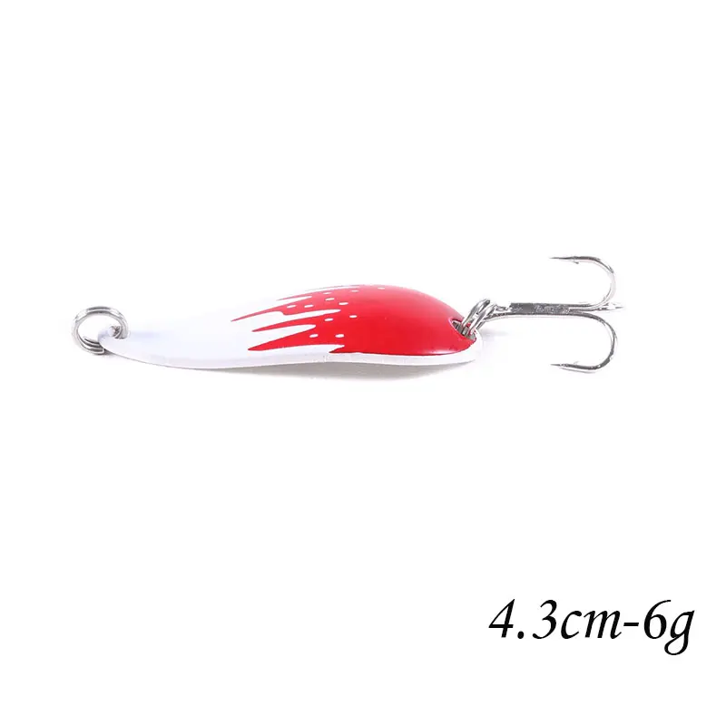 SP029-5 1pcs Metal Spinner Spoon Fishing Lure Hard Baits Gold /Silver Sequins Noise Paillette Treble Hook Tackle 10/10.5/14/16.5/20g - Цвет: SP029-5