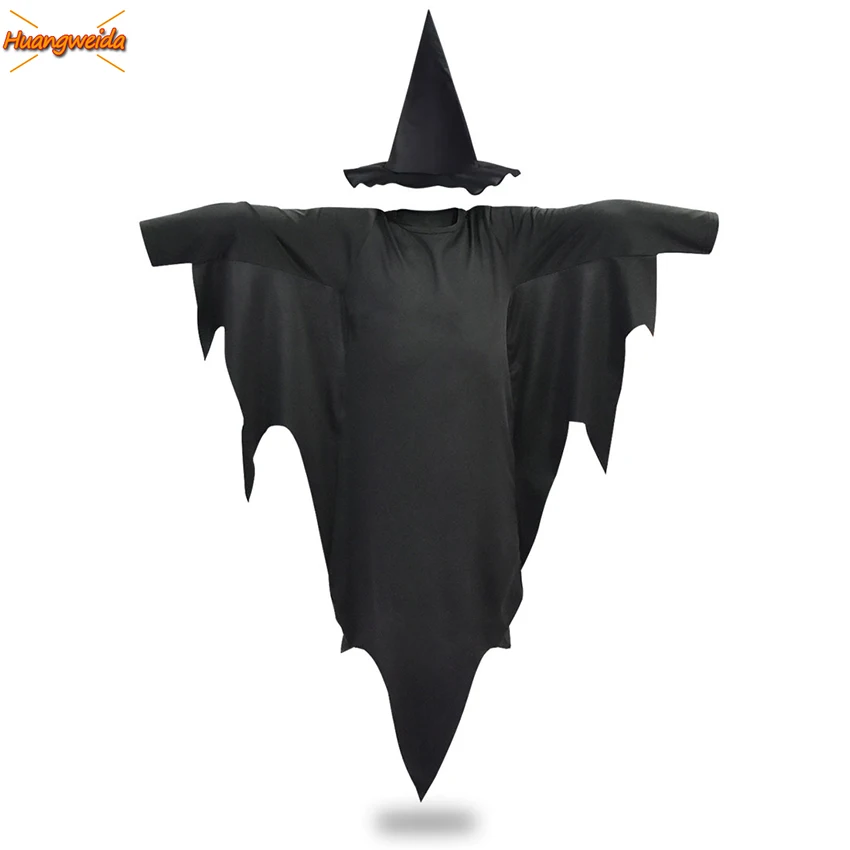 Страшный костюм ведьмы страшный одежда для Хэллоуина ведьма детские костюмы на