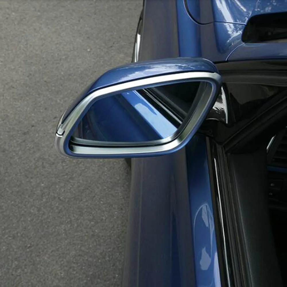 Боковая дверь крыло крышка зеркала заднего вида стикер дождь Хром Стайлинг
