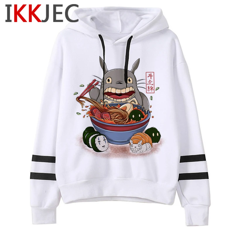 Totoro Studio Ghibli Harajuku Kawaii толстовки женские Ullzang Хаяо Миядзаки Забавный мультфильм толстовка 90s Графический милый с капюшоном Женский - Цвет: 2644