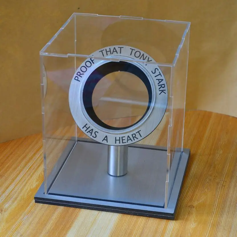 Silver unassembled Мстители 1:1 Железный человек Arc реактор фигурка MK2 1 Ironman реактор Tony Stark Arc реактор diy части модель с дистанционным управлением - Цвет: Silver unassembled