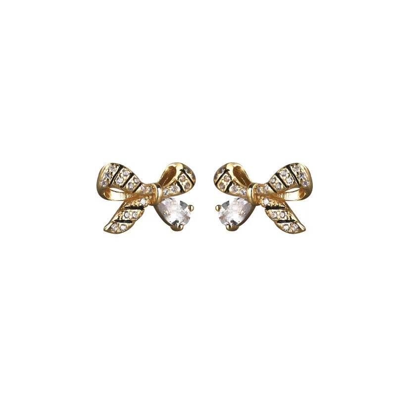 

Zircon Korean Simple Design 2021 New 925 Sterling Silver Stud Earrings For Women Luxury Trend Funny Fine Accessories Jewelry