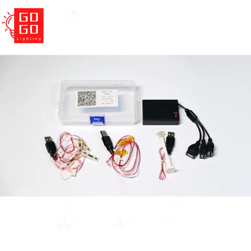 

GOGOMOC Brand LED Light Up Kit For lego 10243 Creator Expert City Street Parisian Restaurant Blocks Lighting toy (only light)