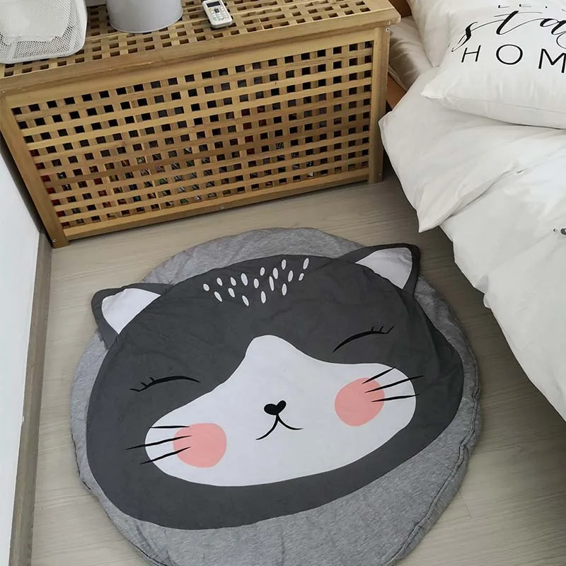 

INS Children's Cat Crawling Mat Baby Play Carpet Game Cushion Home Creative Blanket Room Decoration Photo Props