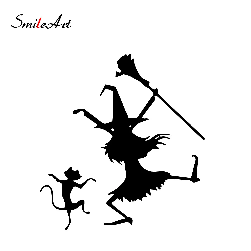 Новые автомобильные наклейки ведьмы для автомобильного мотоцикла аксессуары