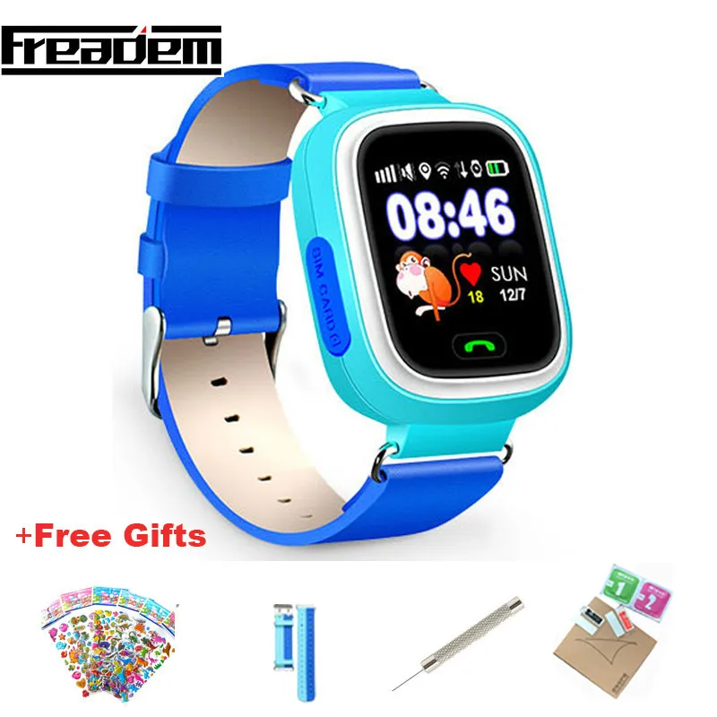 Q90 gps Детские Смарт часы Анти потери SOS вызова расположение устройства трекер для