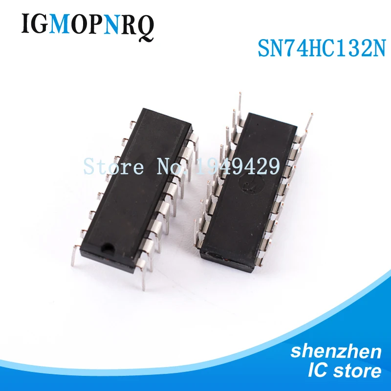 10 шт. 74HC132N 74HC132 SN74HC132N DIP-14 Логические QUAD 2-вход NAND Шмитт аккуратный Новый