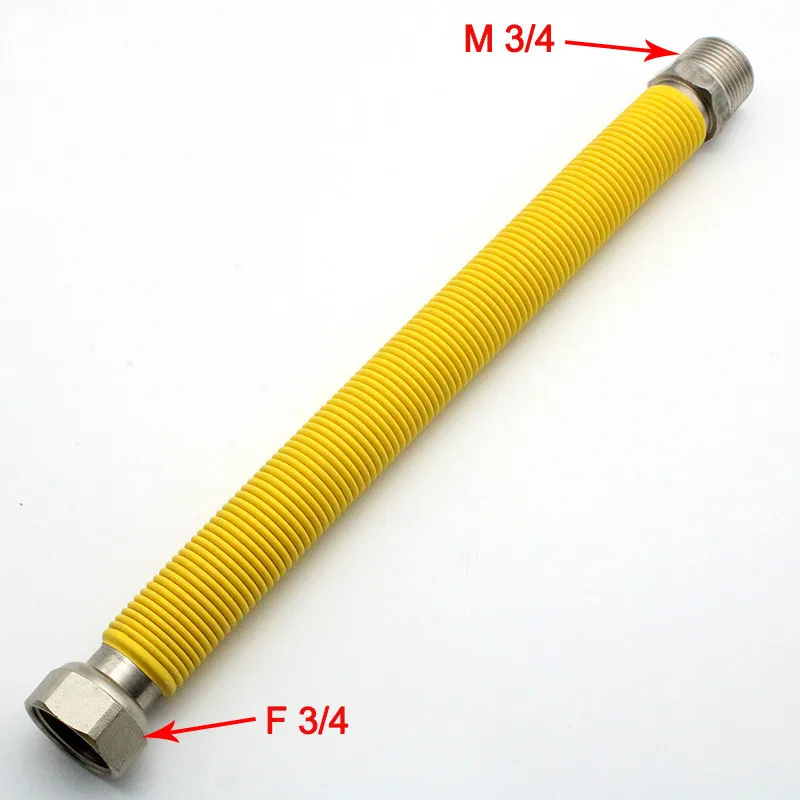 Гофрированный Шланг из нержавеющей стали LF16004A F3/4 &quot* M3/4&quot соединитель