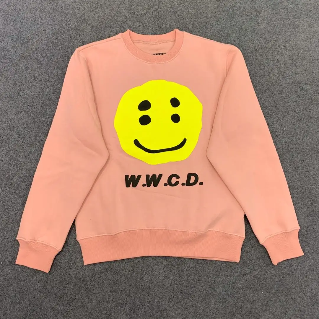 19SS CPFM.XYZ W.W.C.D толстовки для мужчин и женщин smile face1:1 высокое качество cpfm свитшоты