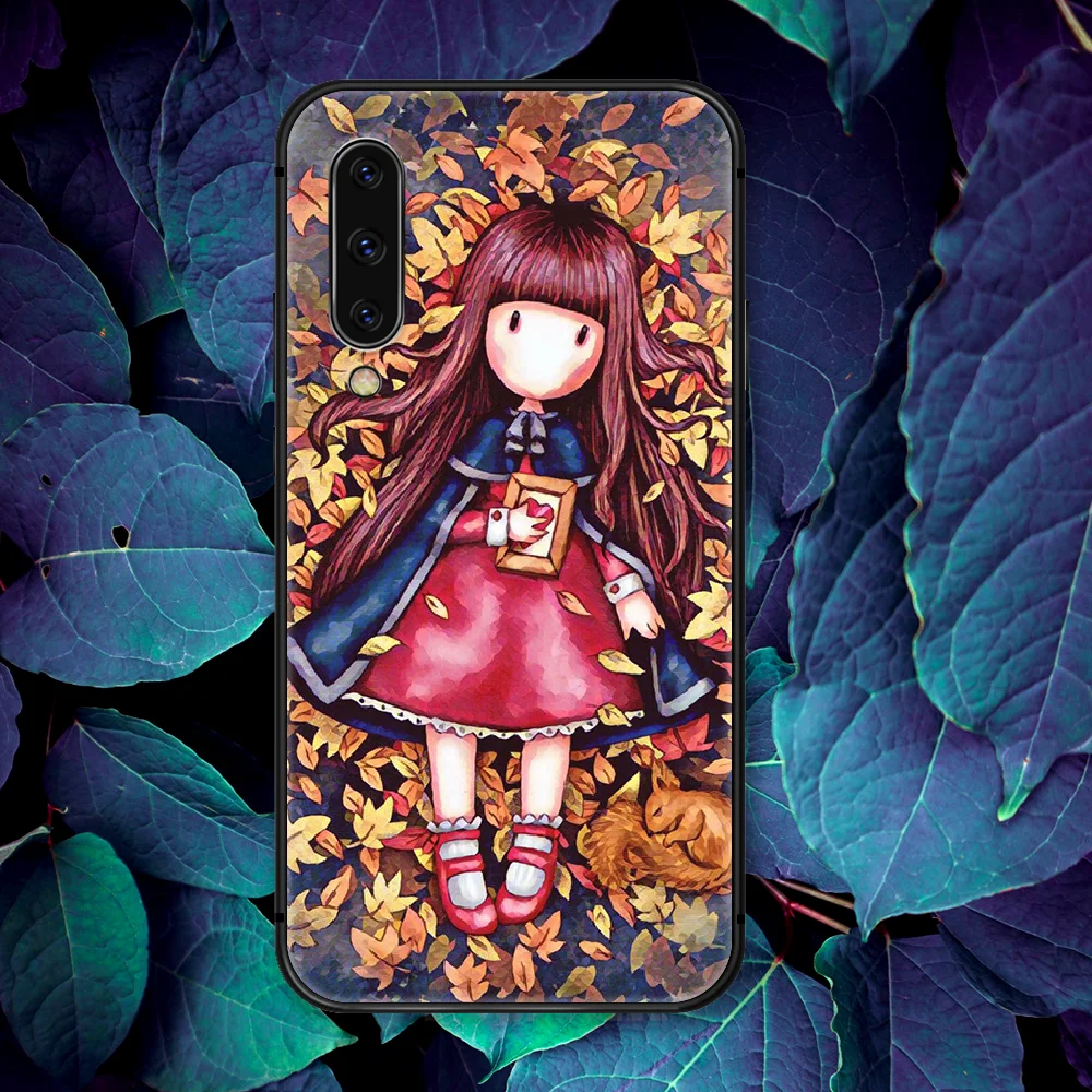 

Cartoon Lovely Santoro Gorjuss Phone Case For Samsung Galaxy A 3 5 7 8 10 20 20E 21S 30 30S 40 50 51 70 71 black Shell Fashion