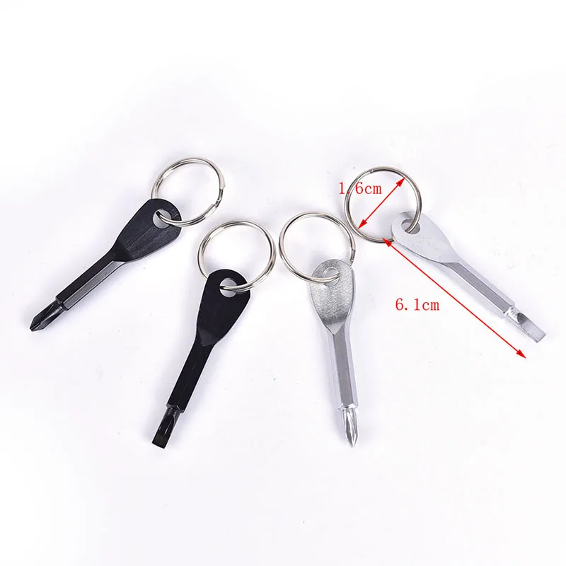 Portable Slotted Screwdriver Key Ring keyring Multi Mini Pocket Repair Tool Gadget Camp Hike Outdoor | Спорт и развлечения