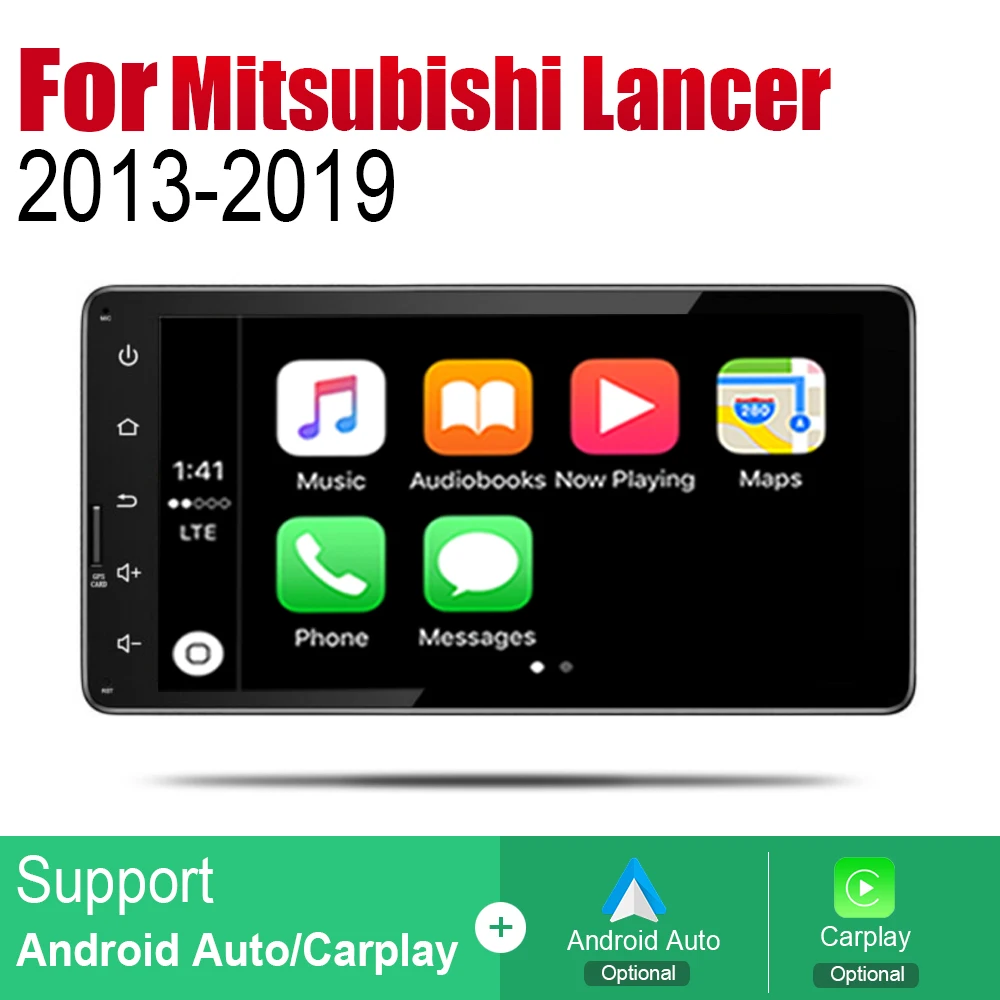 Автомагнитола ZaiXi на Android 2 Din для Mitsubishi Lancer 2013 ~ 2019 мультимедийный плеер система GPS