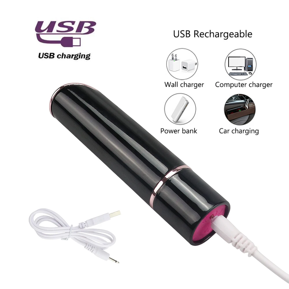 Губная помада в виде пули вибратор для стимуляции клитора 10 режимов вибрации