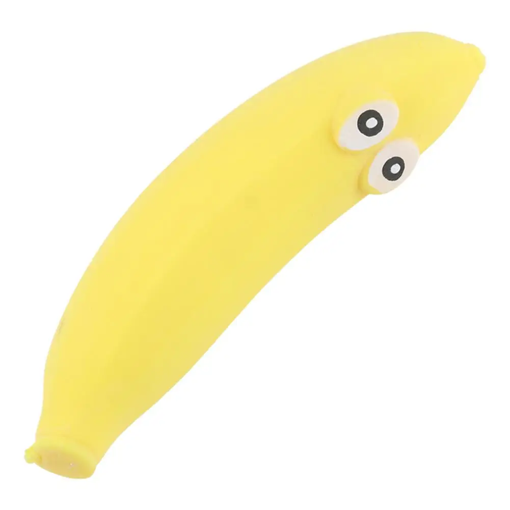 Банан сжимаемая игрушка для снятия стресса эластичная Банановая игрушка милый банан сжимаемая игрушка для детей и взрослых Cr