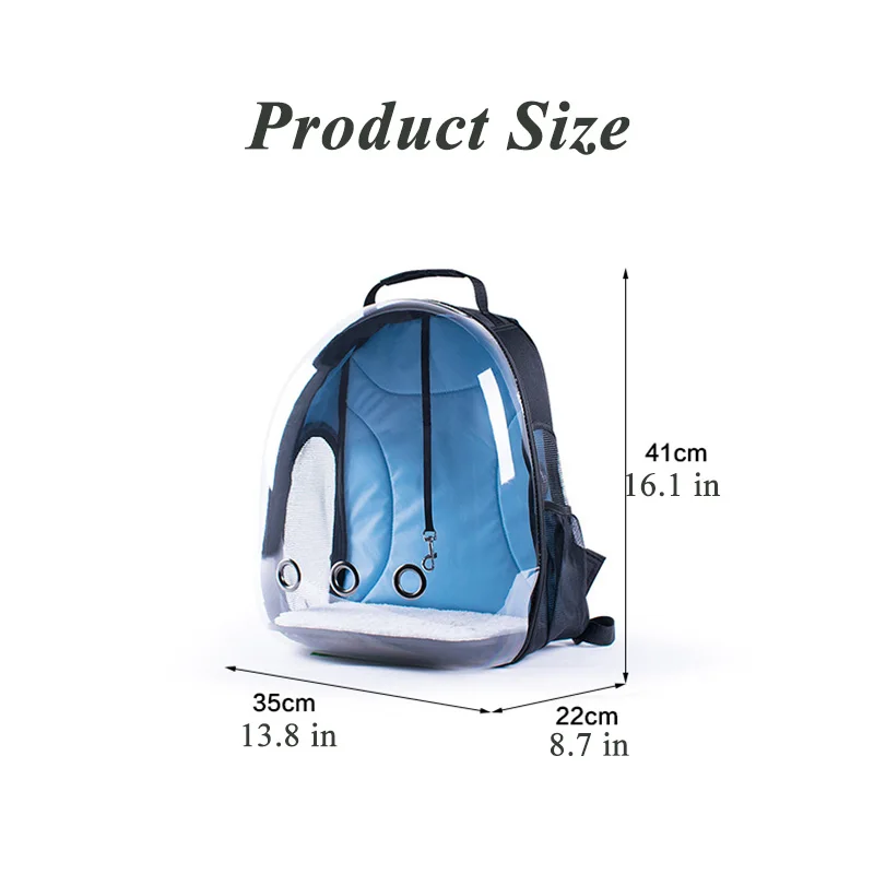 Переносная прозрачная сумка для домашних животных клетка собак и кошек в стиле