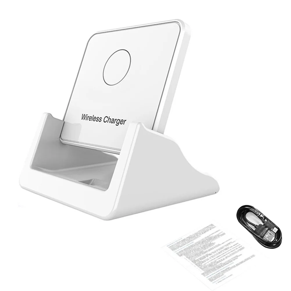 

Office Station Dock Gift Home Travel Portable Fast Charging Wireless Charger Stand 15W Table Top For Samsung S20 S10