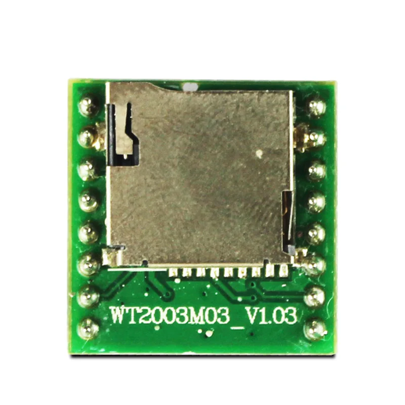 Wt2003m03 High Quality MP3 Music Module IC Decoder Board SD Card TF with Power Amplifier UART Voice | Инструменты