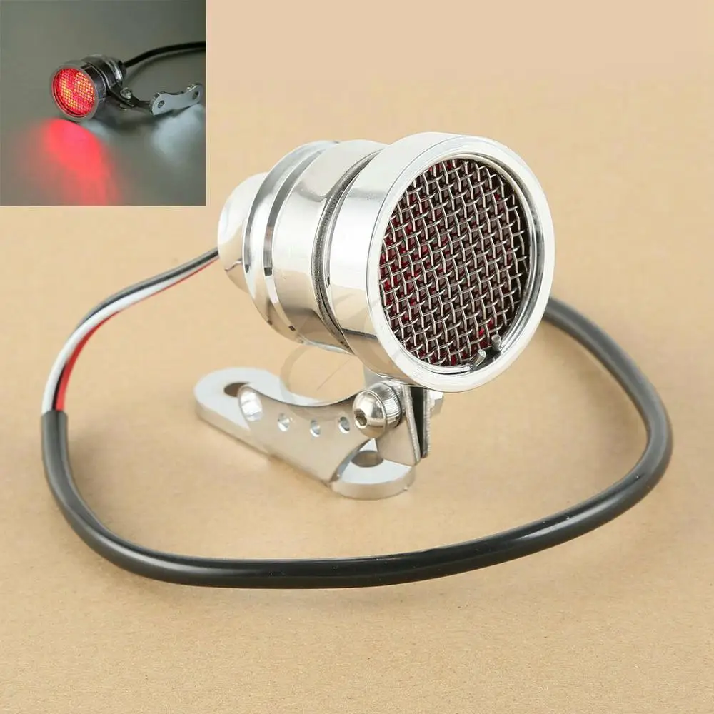 Встроенные светодиоды в мотоцикл на заказ задний светильник для Harley Cafe Racer Chopper