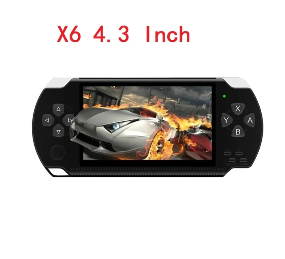 Портативная игровая консоль X6 4 3 дюйма 8 ГБ 200 игр|Портативные игровые консоли| |