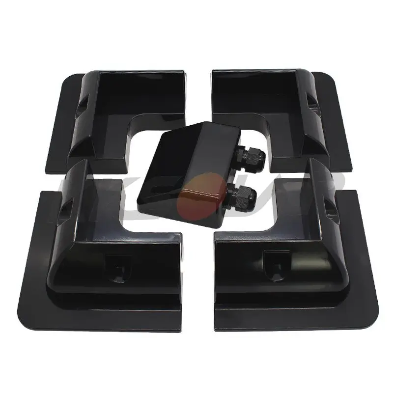 Крепежный кронштейн для солнечной панели белый прямоугольный угловой домов на