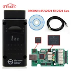 По-настоящему 200603a 2021 OPCOM 1,95 PIC18F458 FTDI FT232RQ чип для диагностики автомобилей Opel сканер OP-COM V2021 для автомобилей до 2021