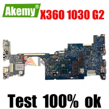 Akemy 6050A2848001-MB-A01 920053-601 920053-001 For HP EliteBook X360 1030 G2 Laptop motherboard i5-7300U 2.60GHz 8GB Ram