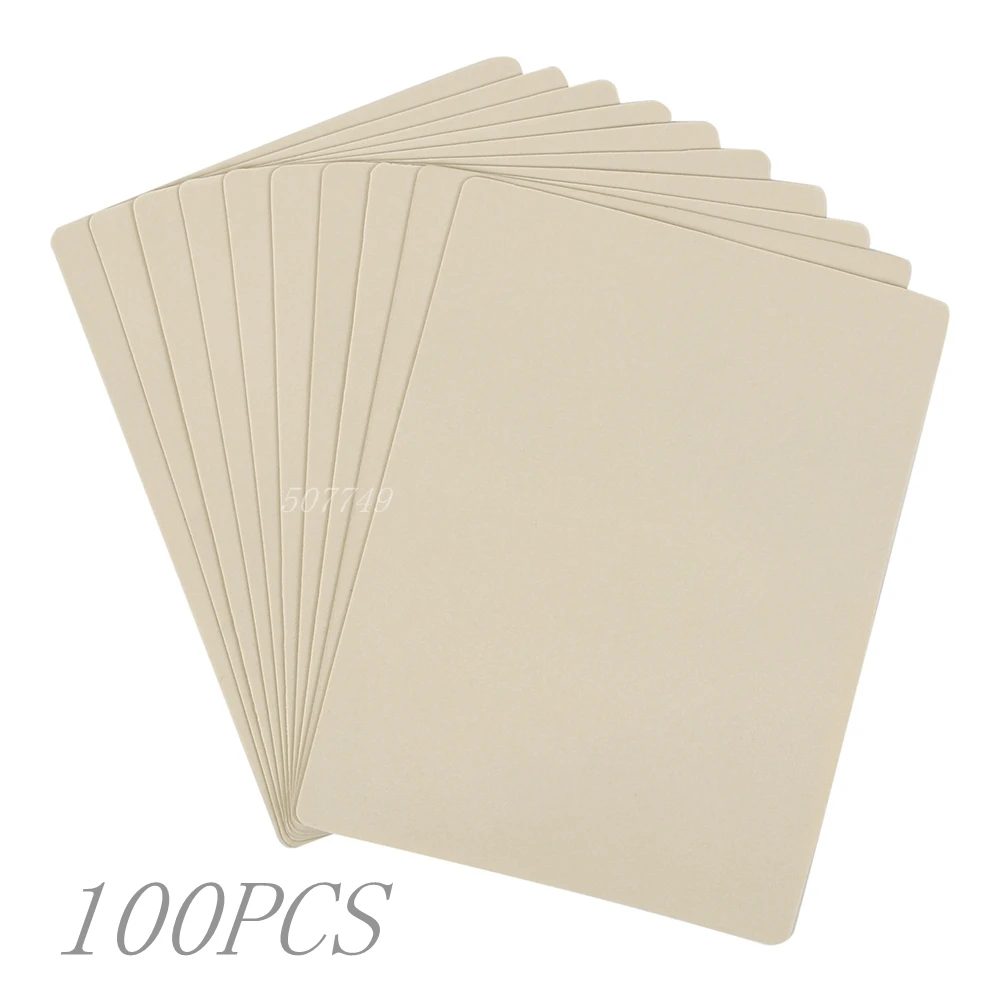 100 шт. 19 5x14 5 см Татуировка Кожа из искусственных волос Skin Практика татуировки для