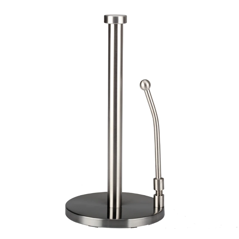 

Stainless Steel Paper Towel Holder Mount Countertop Kitchen Napkin Roll Dispenser Stand For Restaurant,Office,Bathroom,Bedroom