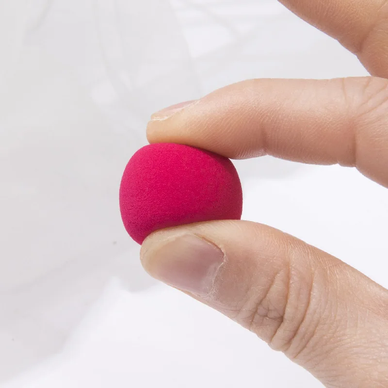 Женская мини-губка в форме яйца для макияжа растушевки влажного и сухого губка