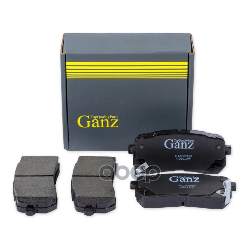Колодки Задние Hyundai H-1/Grand Starex 07- Ganz Gij07058 GANZ арт. GIJ07058