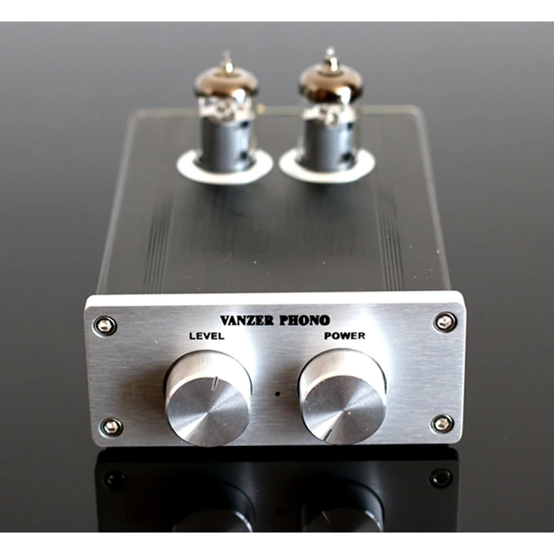 

Adjustable volume tube phono amplifier, vinyl LP choir amplifier. Full bass and accurate drum rhythm