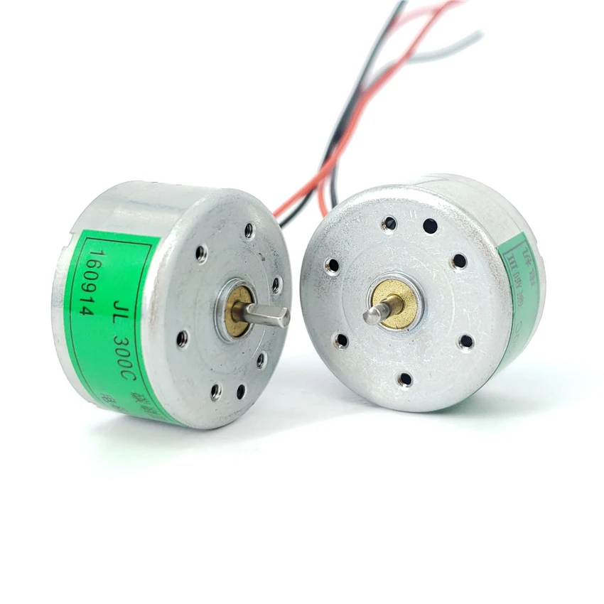 

DC1.5V-6V Carbon Brush Micro Motor 6200rpm-12500rpm 60MA-85MA D-axis Electric Machinery DIY Accessories