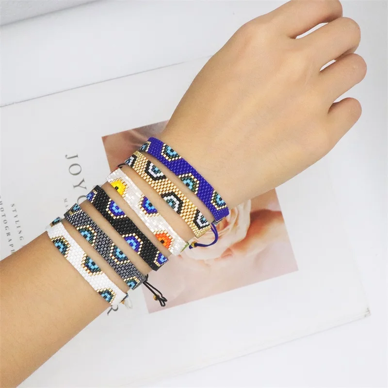 Радужный Браслет ZHONGVI для женщин элегантные ювелирные изделия в стиле бохо с