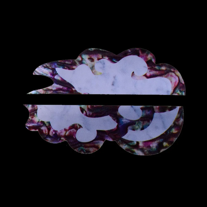 10 шт. инкрустация гитары наклейки имитация Абалон облако акустическая гриф