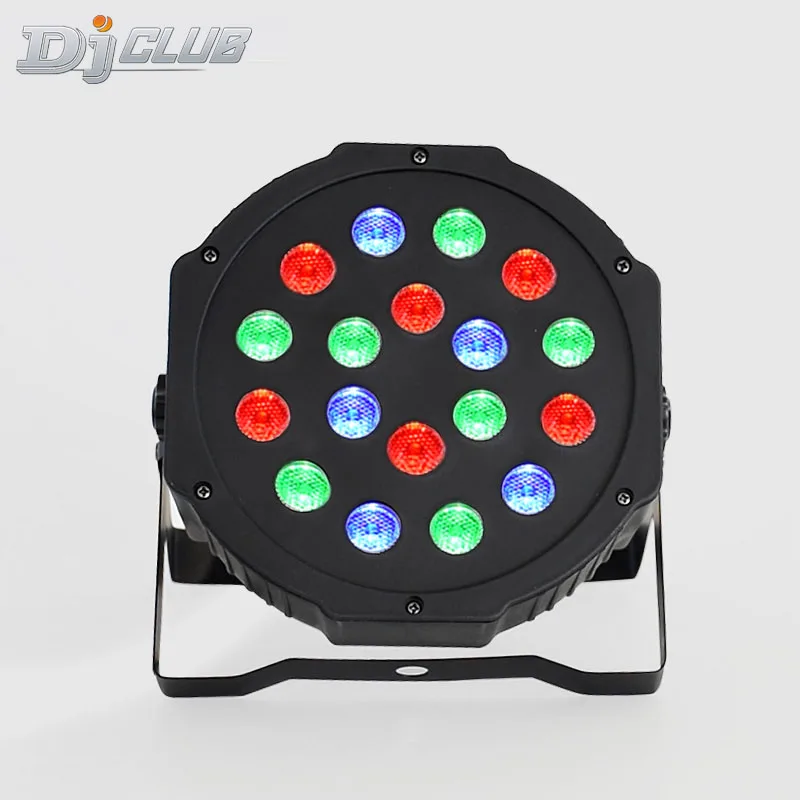 

Светодиодный прожектор для дискотеки, сцсветильник светильник 18 х3 Вт, Rgb, контроллер Dmx, для семьи Paty Ktv