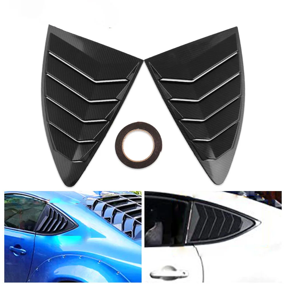 

2 pcs/set Car Styling Car Carbon Fiber Side Window Louvers Scoop Cover Vent for Toyota 86 and for subaru BRZ /SCION FRS