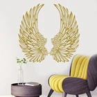 Настенная Наклейка с крыльями ангела, Виниловая наклейка с крыльями, домашний декор, модное украшение для спальни, постер на обои своими руками E525