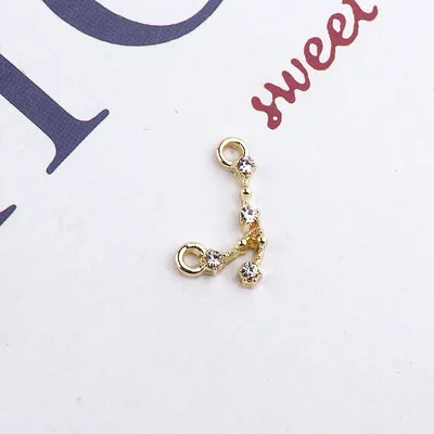 10pcsSimple 12 Constellation Series The Earpendants for Women Diy Handmade Ear Jewelry Accessories Zinc Alloy Trendy Korea | Украшения и