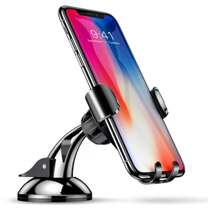 baseus universal gravity car phone holder sucker suction cup windshield car holder for iphone 11 xs samsung phone holder stand free global shipping