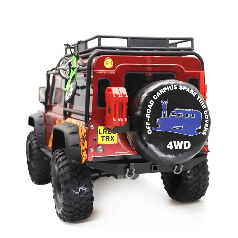 Отделка автомобиля RC запасная крышка шины для 1/10 TRX4 AXIAL SCX10 кожаный чехол запасных