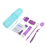 8pcsset oral cleaning care dental teeth orthodontic kits whitening tool suit interdental brush portable
