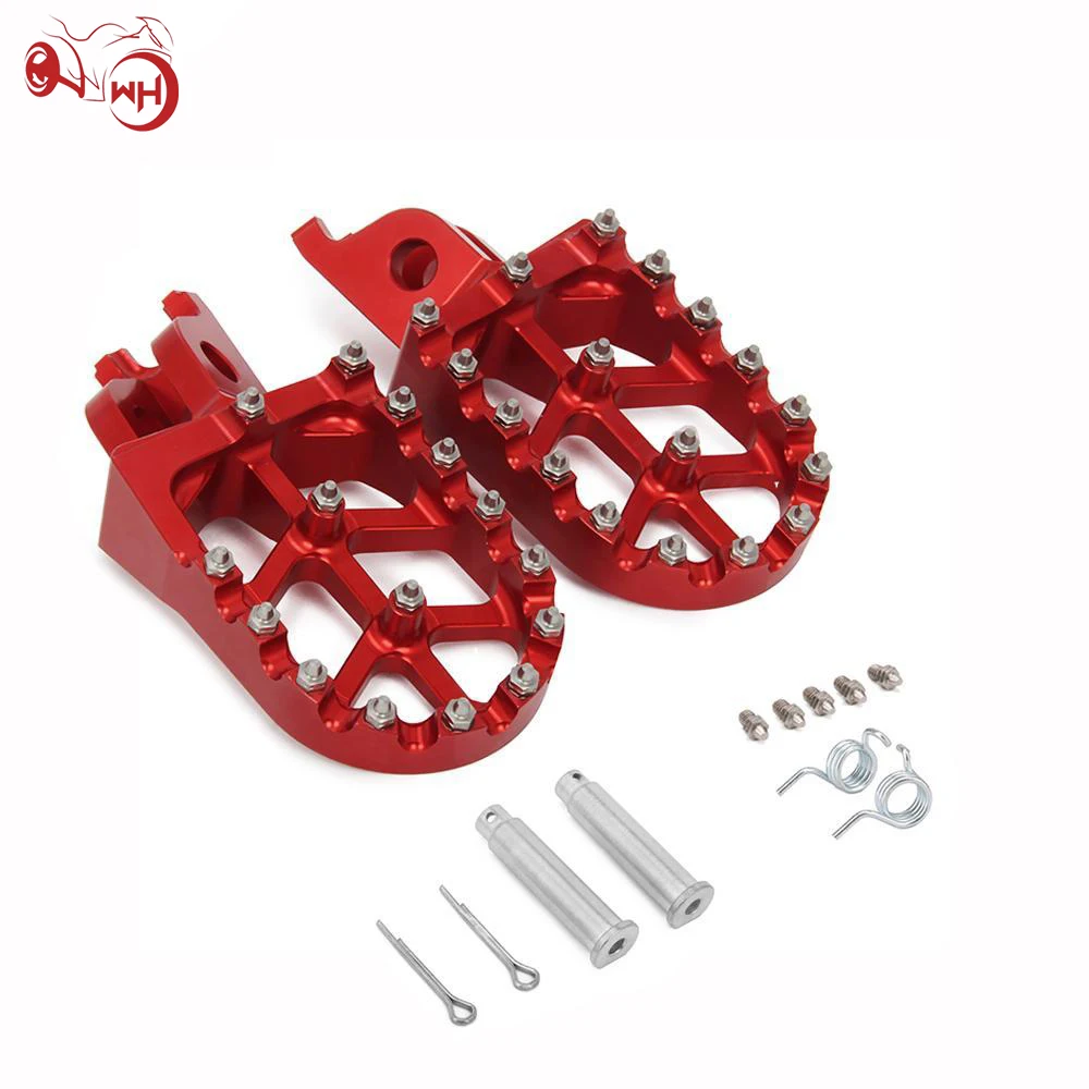

Motorcycle Aluminum Footrest Footpeg Foot Pegs For HONDA CR125 125R CR250 250R CRF250R CRF250X CRF450R CRF450RX CRF450X CRF450L