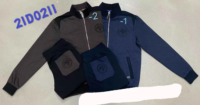 

BILLIONAIRE Sportswear set men 2021 winter thick new Fashion Cardigan cotton zipper outdoor embroidery quality big size M-3XL