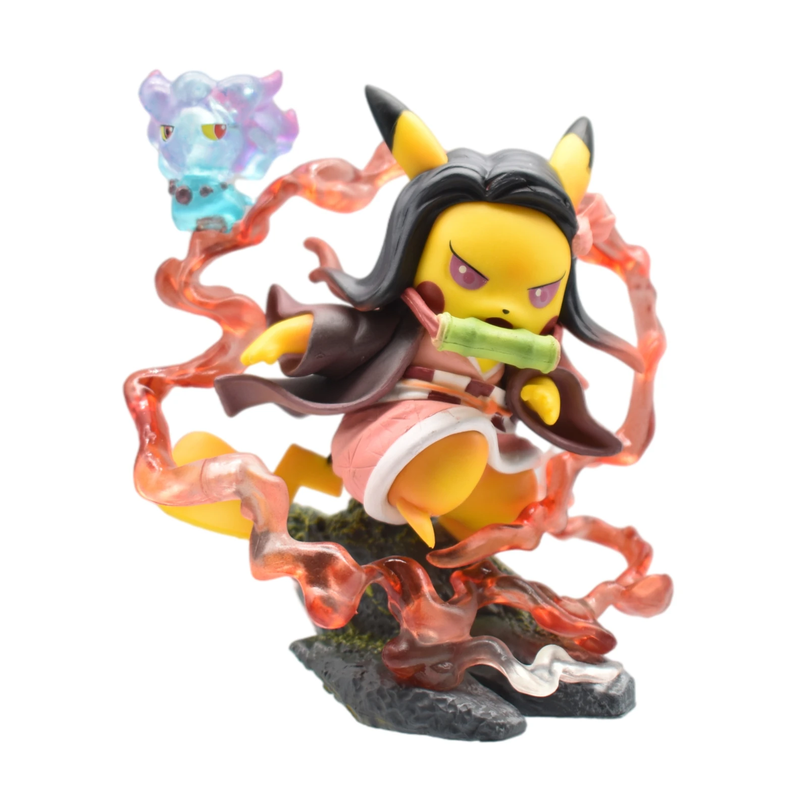 pokemon go anime toy pokemon cosplay pikachu cos gengar mewtwo charizard cos demon slayer tanjirou nezuko figure decoration gift free global shipping