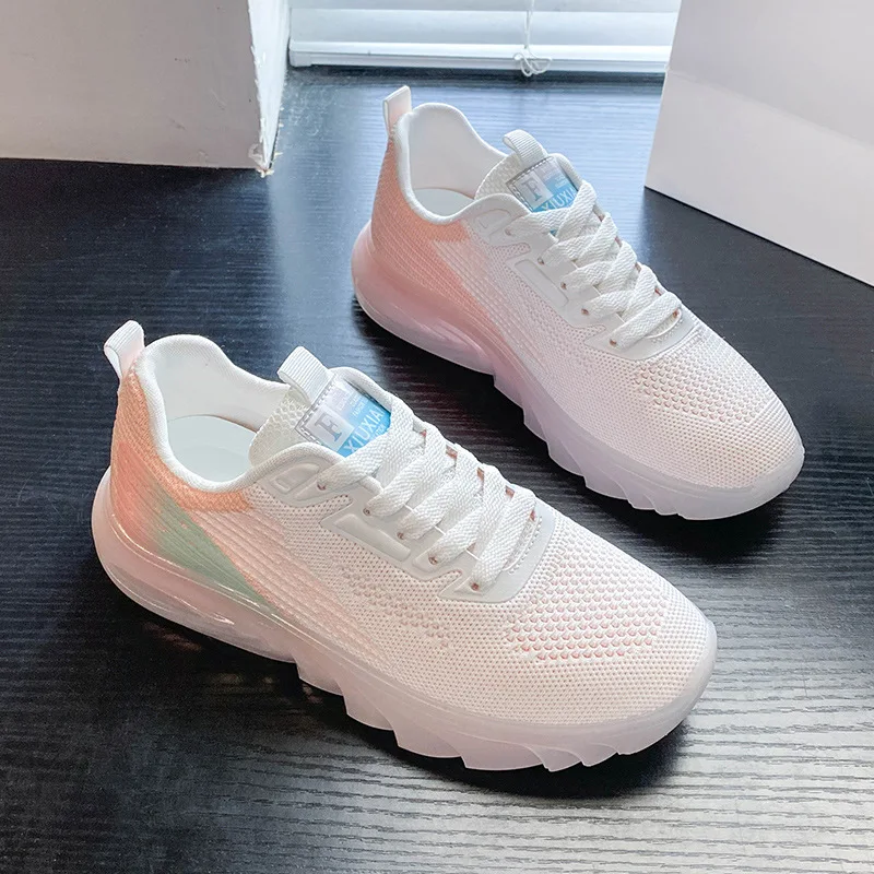 

Women's Sports Shoes Chunky Sneakers 2021 Summer Shoes For Women Breathable Tennis Female Mesh Vulcanized Shoes Casual Footwear