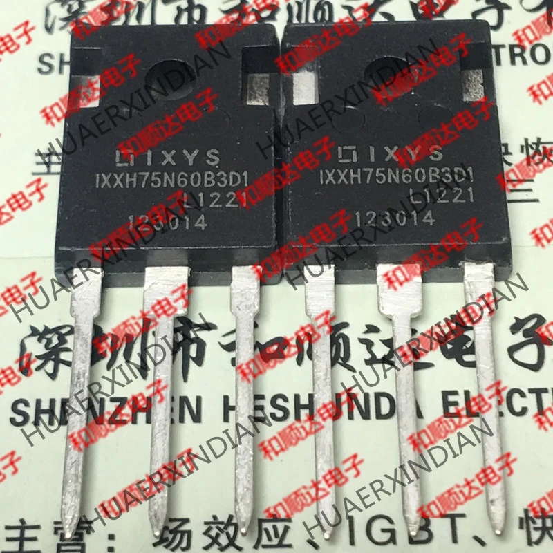20 шт./лот новый оригинальный IXXH75N60B3D1 247 IGBT600V 160A|Компоненты предохранителей| |