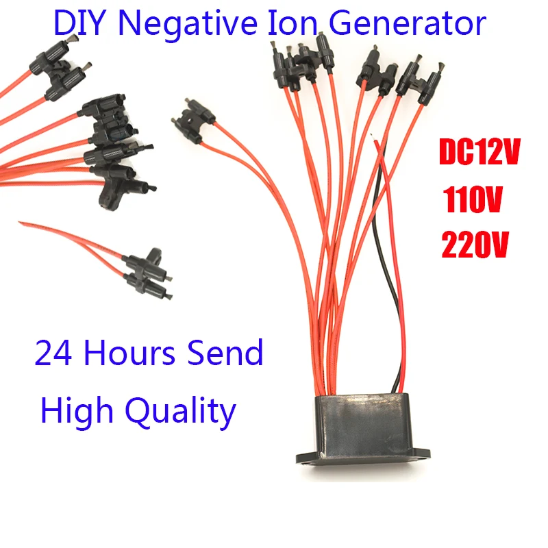 Generatore negativo di vendita calda 110V 220V 12V uscita 80 milioni di pezzi modulo generatore di ioni negativi ad alta densità filtro dell'aria domestico fai da te